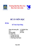 đề án kế toán ngân hàng, luận văn tốt nghiệp đại học, thạc sĩ, đồ án,tiểu luận tốt nghiệp