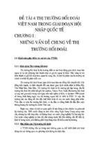 đề tài thị trường hối đoái việt nam trong giai đoạn hội nhập quốc tế, luận văn tốt nghiệp đại học, thạc sĩ, đồ án,tiểu luận tốt nghiệp