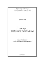 Tính dục trong sáng tác của y ban