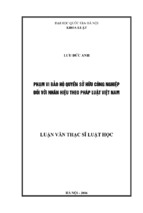 Phạm vi bảo hộ quyền sở hữu công nghiệp đối với nhãn hiệu theo pháp luật việt nam