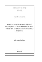 Thông lệ về quản trị công ty của tổ chức hợp tác và phát triển kinh tế oecd   nghiên cứu áp dụng vào công ty cổ phần ở việt nam