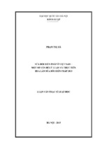 Sửa đổi hiến pháp ở việt nam   một số vấn đề lý luận và thực tiễn qua lần sửa đổi hiến pháp 2013