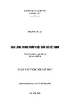 Bảo lãnh trong bộ luật dân sự 2005