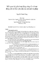 Mối quan hệ giữa hoạt động công tố và hoạt động xét xử theo yêu cầu của cải cách tư pháp