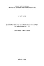 Quân đội hàn quốc trong cuộc chiến tranh xâm lược của mỹ ở việt nam giai đoạn 1964   1973