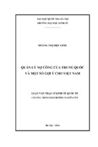 Quản lý nợ công của trung quốc và một số gợi ý cho việt nam