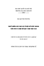 Thuế chống bán phá giá ở một số nước thành viên wto và một số gợi ý cho việt nam