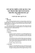 đề tài xây dựng chiến lược quảng cáo sản phẩm thẻ cho ngân hàng thương mại mới thành lập, luận văn tốt nghiệp đại học, thạc sĩ, đồ án,tiểu luận tốt nghiệp