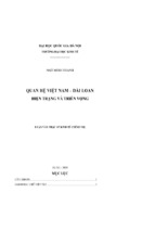 Quan hệ kinh tế việt nam   đài loan hiện trạng và triển vọng