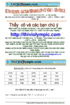 đề thi giải toán trên internet – violympic – lớp 4   vòng 1 đến vòng 20  