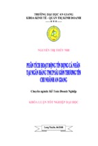 Khóa luận phân tích hoạt động tín dụng cá nhân tại ngân hàng thương mại cổ phần sài gòn thương tín chi nhánh an giang, luận văn tốt nghiệp đại học, thạc sĩ, đồ án,tiểu luận tốt nghiệp