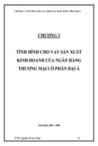 Chuyên đề những đề xuất góp phần nâng cao hiệu quả cho vay sản xuất kinh doanh của ngân hàng thương mại cổ phần đại á – sở giao dịch i tp hồ chí minh, luận văn tốt nghiệp đại học,