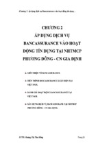 Chuyên đề phát triển hoạt động tín dụng với dịch vụ bancassurance tại oceanbank chi nhánh gia định, luận văn tốt nghiệp đại học, thạc sĩ, đồ án,tiểu luận tốt nghiệp