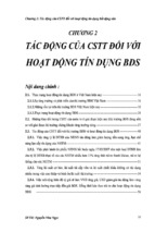 Chuyên đề tác động của chính sách tiền tệ đối với hoạt động tín dụng bất động sản tại ngân hàng ngoại thương chi nhánh bình thạnh, luận văn tốt nghiệp đại học,