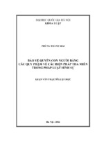 Bảo vệ quyền con người bằng các quy phạm về các biện pháp tha miễn trong pháp luật hình sự