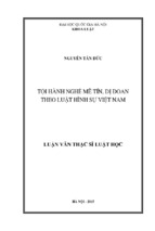 Tội hành nghề mê tín, dị đoan theo luật hình sự việt nam