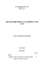 Tội gián điệp trong luật hình sự việt nam