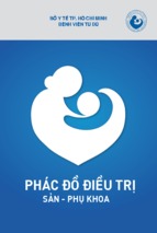 Phác đồ điều trị sản phụ khoa – bv từ dũ (2015)