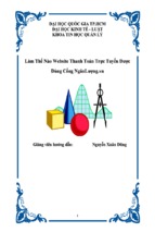 Làm thế nào website thanh toán trực tuyến được dùng cổng ngânlượng