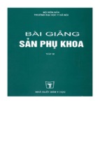 Bài giảng sản phụ khoa – đh y hà nội (tập 2)