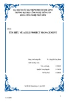 đề tài tìm hiểu về agile project management   luận văn, đồ án, đề tài tốt nghiệp