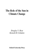 The role of the sun in climate change