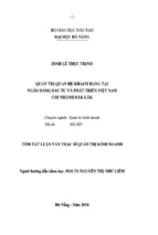 Tóm tắt luận văn quản trị quan hệ khách hàng tại ngân hàng đầu tư và phát triển việt nam chi nhánh đắk lắk, luận văn tốt nghiệp đại học, thạc sĩ, đồ án,tiểu luận tốt nghiệp