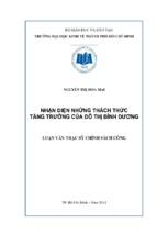 Nhận diện những thách thức tăng trưởng của đô thị bình dương