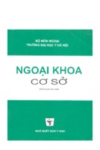 Ngoại khoa cơ sở – đh y hà nộ