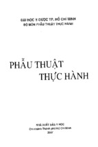 Phẫu thuật thực hành – đh y dược tphcm