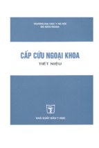 Cấp cứu ngoại khoa tiết niệu – đh y hà nội