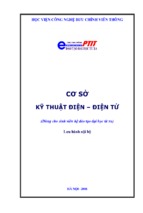 009_bcvt.cơ sở kỹ thuật điện điện tử   ths. ngô đức thiện, 199 trang min