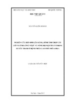 Nghiên cứu biến đổi lâm sàng, hình ảnh chụp cắt lớp vi tính lồng ngực và nồng độ một số cytokine huyết thanh ở bệnh nhân lao phổi mới afb(+)