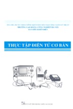 thực tập điện tử cơ bản,nhiều tác giả, 144 trang