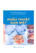 Phẫu thuật gan mật – đh y hà nội