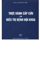 Thực hành cấp cứu và điều trị bệnh nội khoa