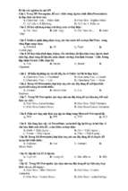 đề thi trắc nghiệm công chức môn tin học