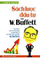 Sách lược đầu tư của Warren Buffet