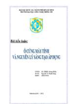 Luận văn ổ cứng máy tính và nguyên lý sáng tạo áp dụng   luận văn, đồ án, đề tài tốt nghiệp