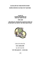 Khóa luận ứng dụng các phương pháp, nguyên tắc sáng tạo để giải quyết các vấn đề   bài toán trong tin học   luận văn, đồ án, đề tài tốt nghiệp