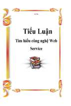 Tiểu luận tìm hiểu công nghệ web service   luận văn, đồ án, đề tài tốt nghiệp