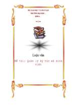 đề tài quản lý ký túc xá sinh viên   luận văn, đồ án, đề tài tốt nghiệp