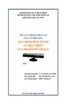 Tiếu luận phương pháp luận sáng tạo khoa học_ quá trình hình thành và phát triển của microsoft kinect   luận văn, đồ án, đề tài tốt nghiệp