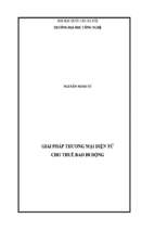 Giải pháp thương mại điện tử cho thuê bao di động   luận văn, đồ án, đề tài tốt nghiệp