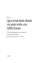 Quá trình hình thành và phát triển của gnu_linux   luận văn, đồ án, đề tài tốt nghiệp