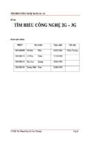 đề tài tìm hiểu công nghệ 2g – 3g   luận văn, đồ án, đề tài tốt nghiệp