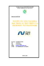 Nguyên tắc sáng tạo khoa học trong sự phát triển của microsoft 