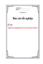 Nghiên cứu ứng dụng thủy ký bảo vệ bản quyền tài liệu số   luận văn, đồ án, đề tài tốt nghiệp