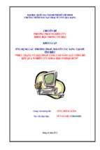 Khóa luận ứng dụng các phương pháp, nguyên tắc sáng tạo để tìm hiểu “thực trạng và giải pháp nâng cao năng lực công bố kết quả nghiên cứu khoa học ở đại học quốc gia   tp hồ chí minh”  