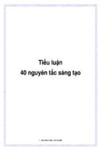 Tiểu luận 40 nguyên tắc sáng tạo   luận văn, đồ án, đề tài tốt nghiệp